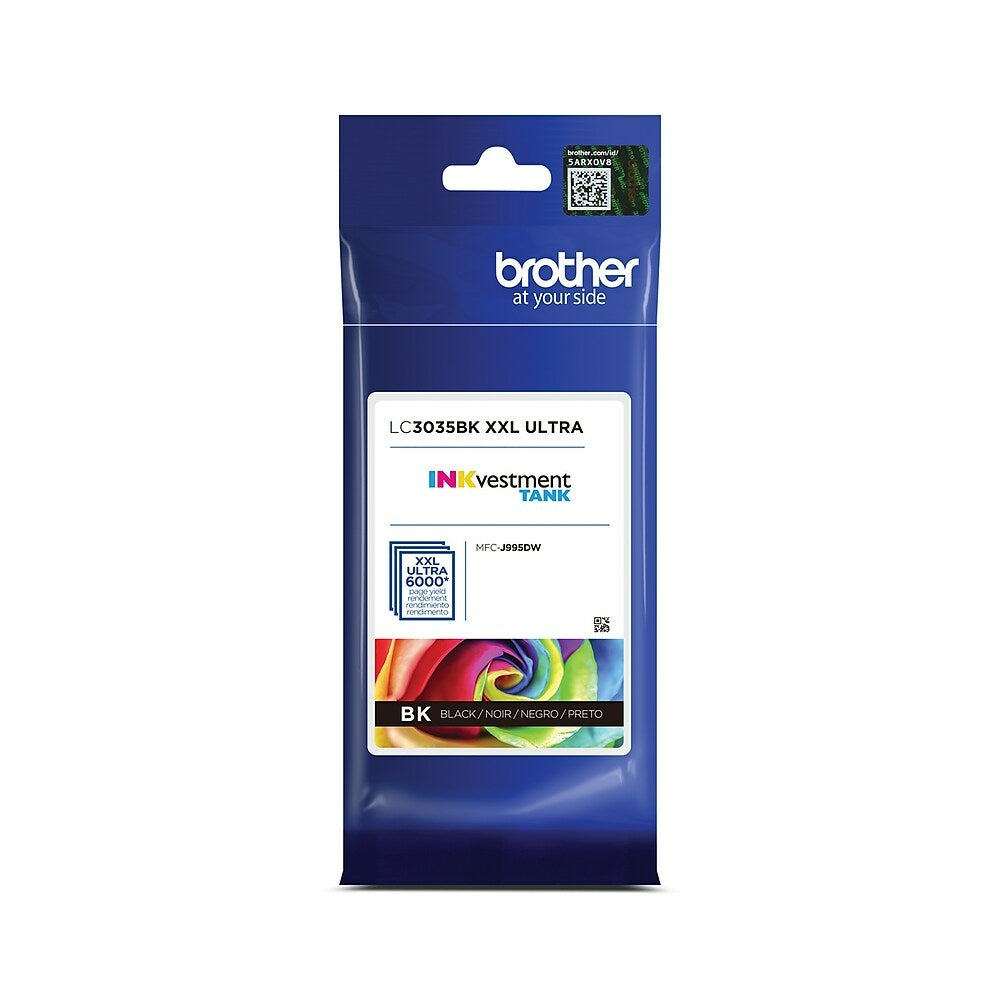 Brother LC3035BKS Ultra High Yield Inkvestment Ink Cartridge, Black