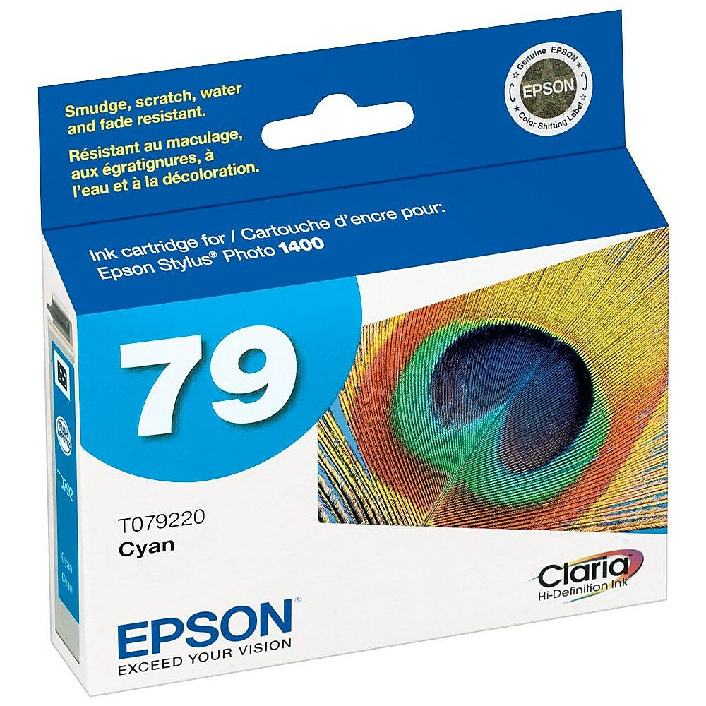 Epson 79 (T079220) High-Capacity Ink Cartridge - Cyan