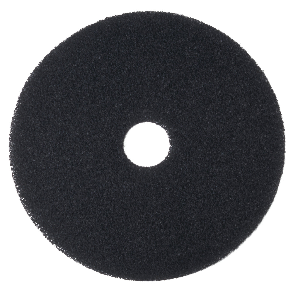 3M Strip Black Pad - 13" Diameter - 5 Pack