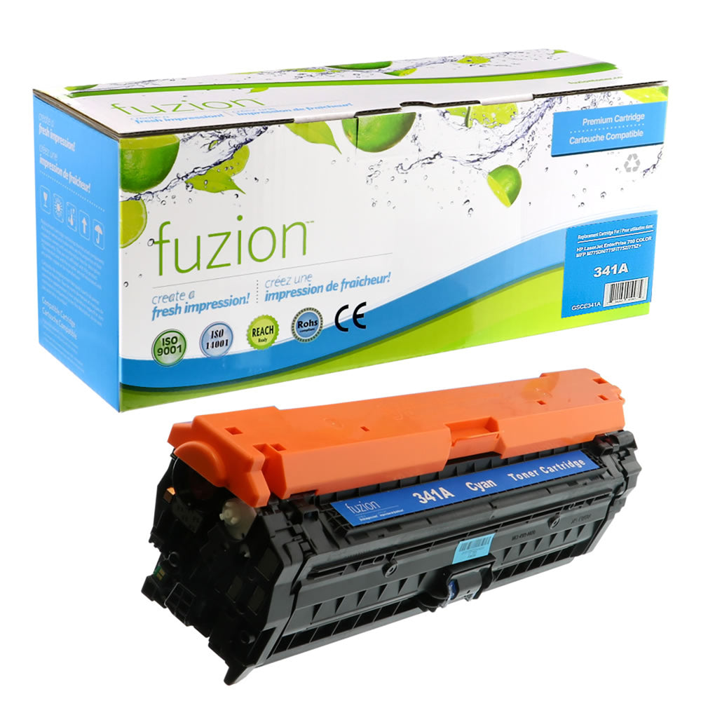 Cartouche de toner reconditionnée Fuzion HP 651A – Rendement standard – Cyan