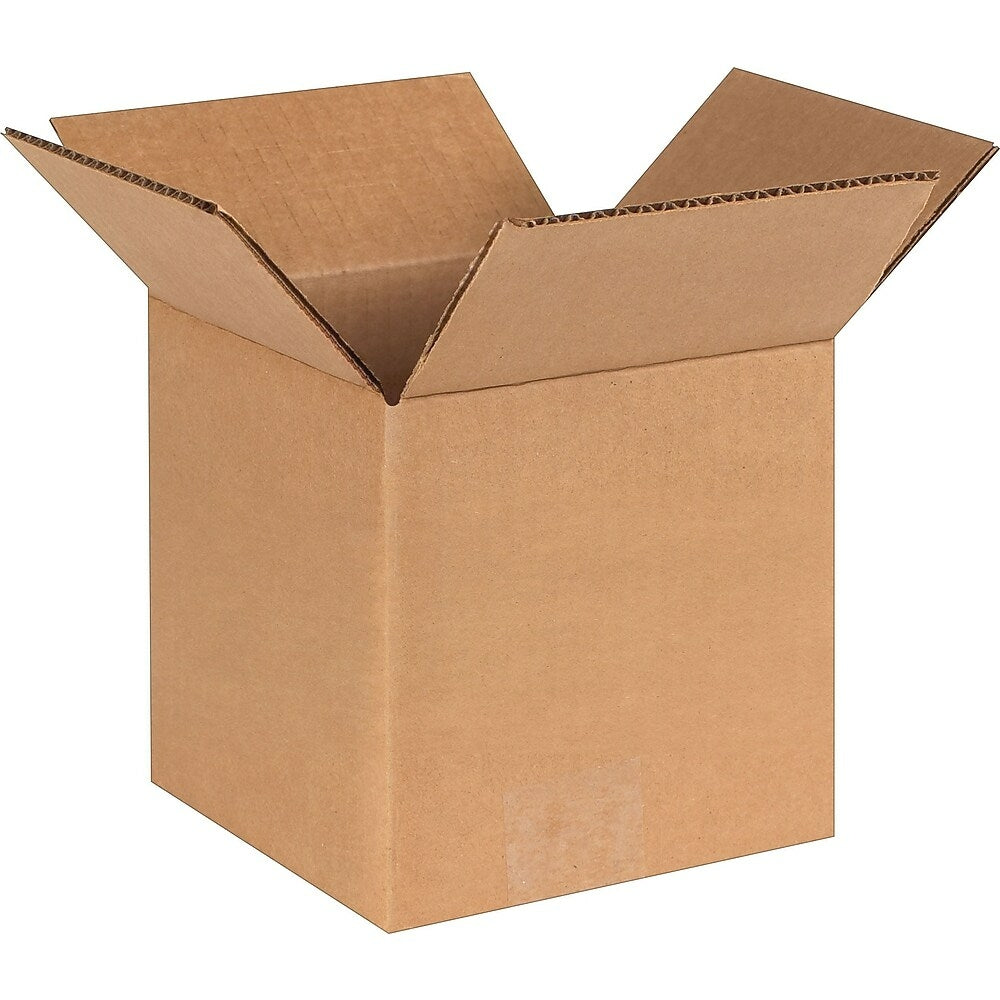 Boîte d'expédition en carton ondulé Staples - 15,2 cm (L) x 15,2 cm (l) x 15,2 cm (H) - Kraft - Paquet de 25