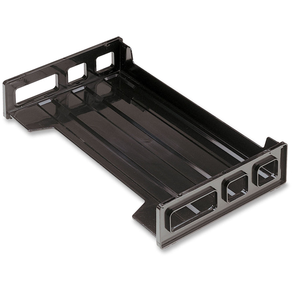 Korr Side Loading Desk Tray - Legal Size - Black