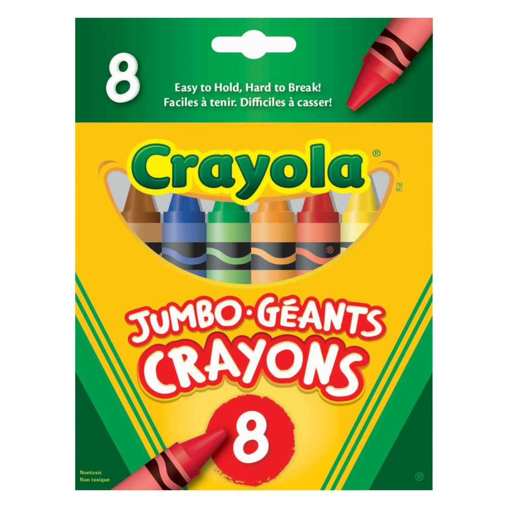 Crayons géants Crayola - 8 pièces