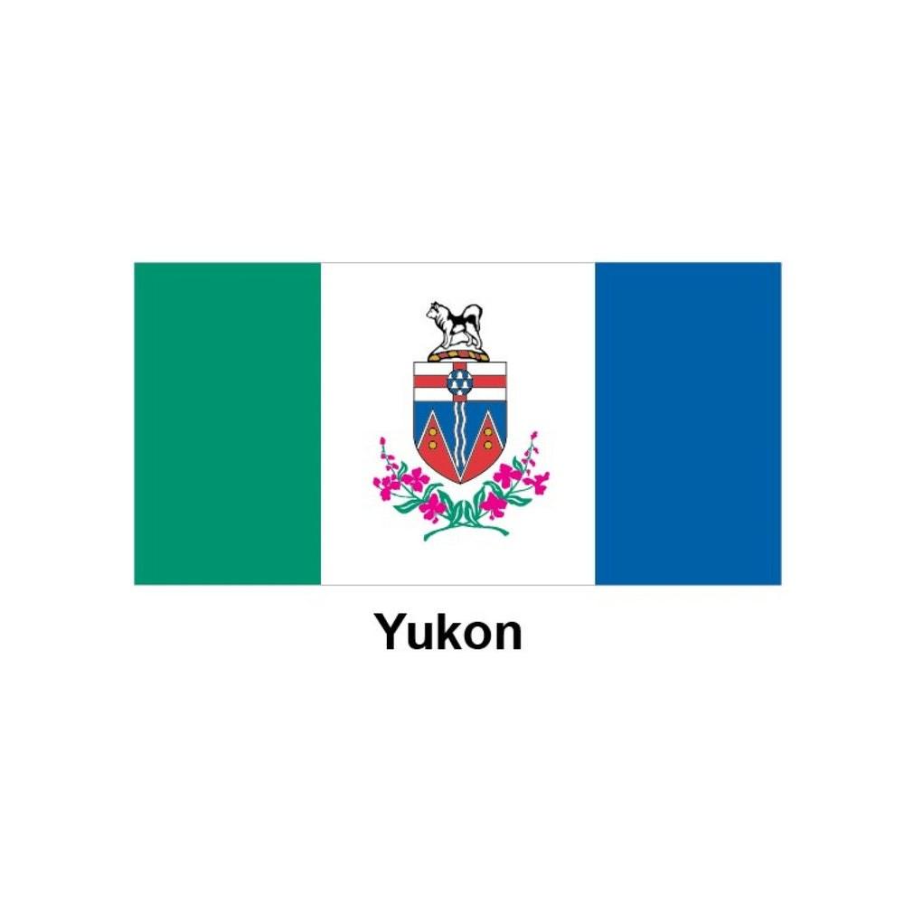 Flying Colours Yukon Flag - 36" W x 72" L
