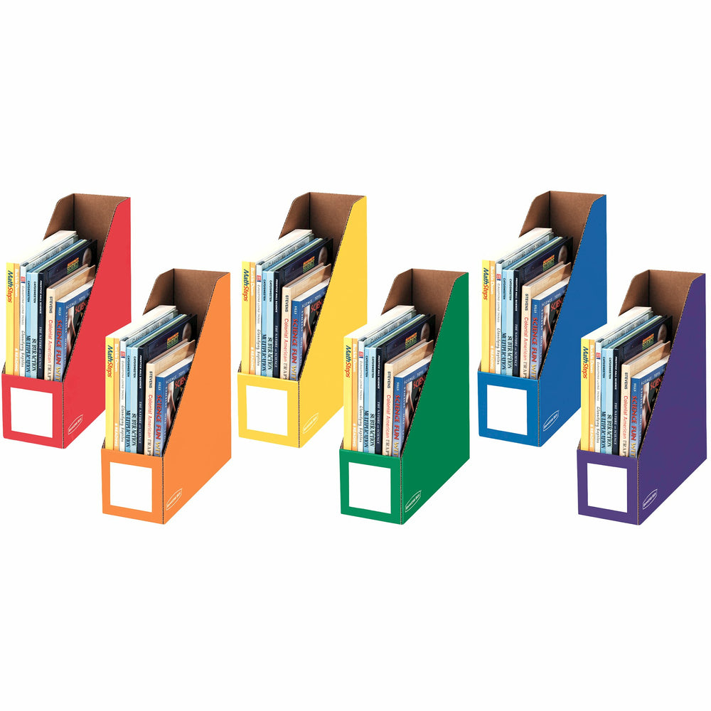 Porte-revues Bankers Box 4" (10 cm), assortis, paquet de 6