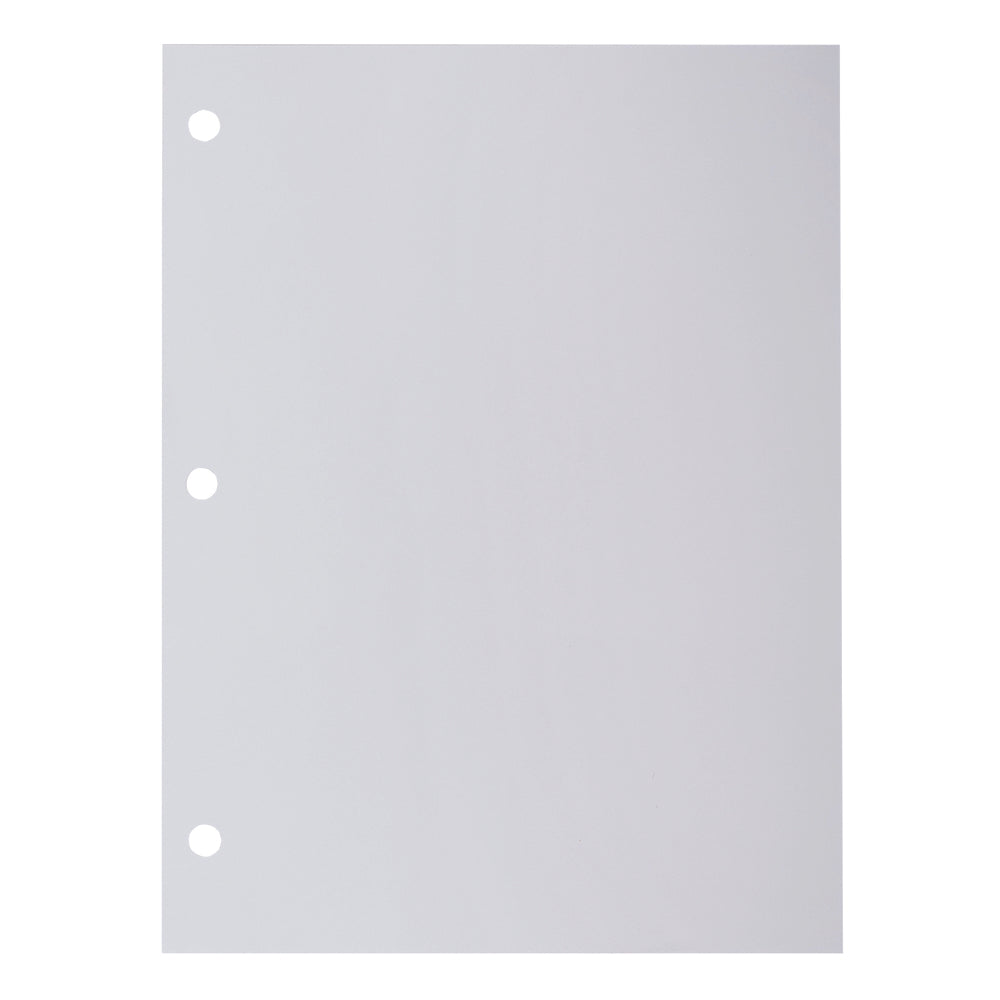 North American Paper Inc. Figuring Pads - 8.5" x 11" - Plain - 10 Pack