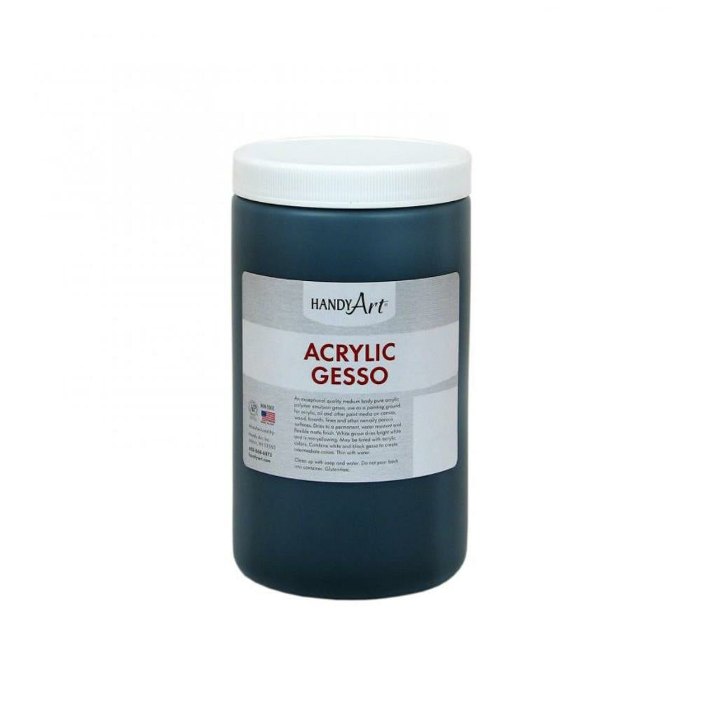 Acrylic Gesso Black, 946ml.