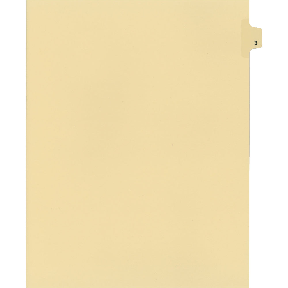 Onglets d'indexation Southwest - Numéro 3 - Chamois - Coupe 1/25 - Paquet de 25