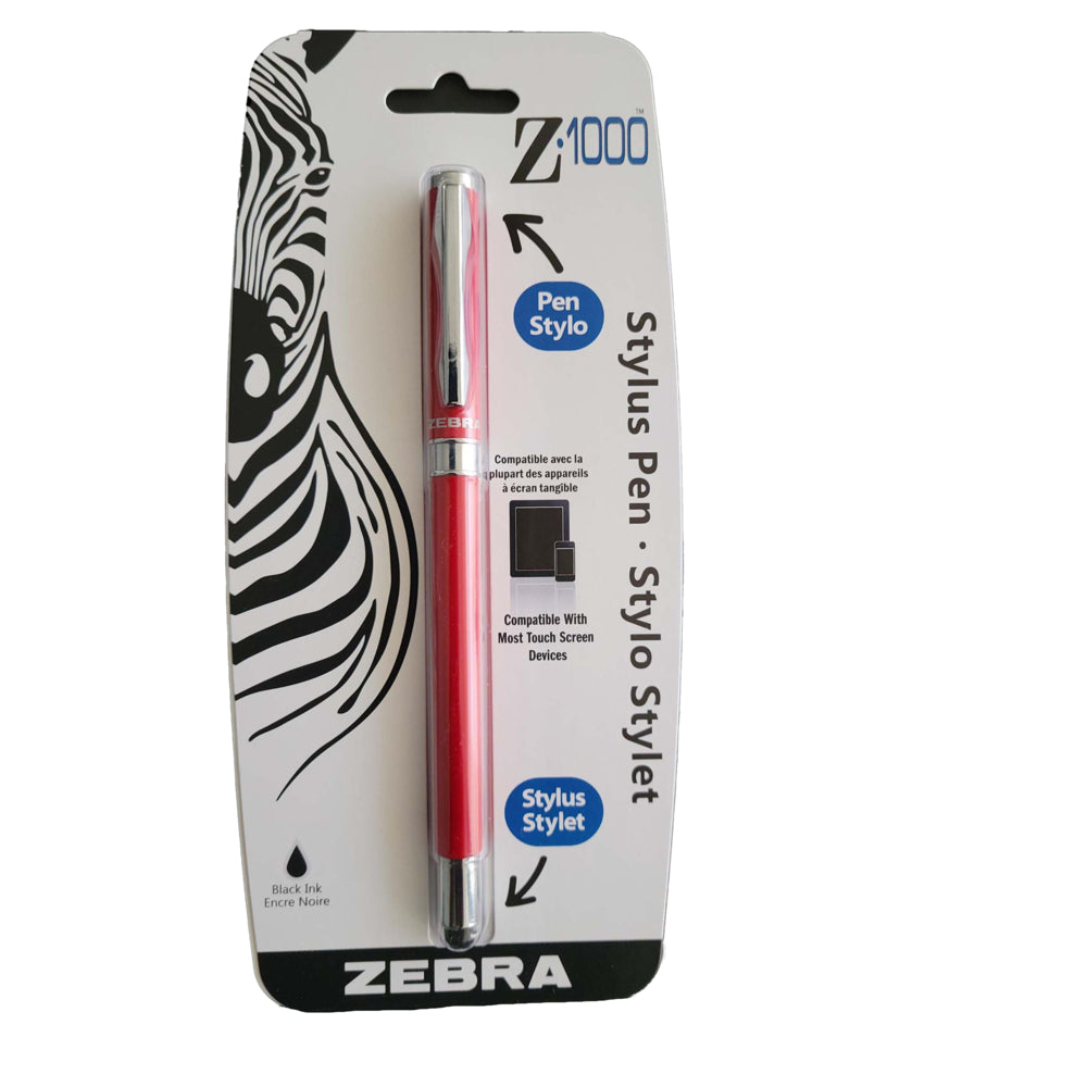 Stylet Zebra 2 en 1 - Rouge