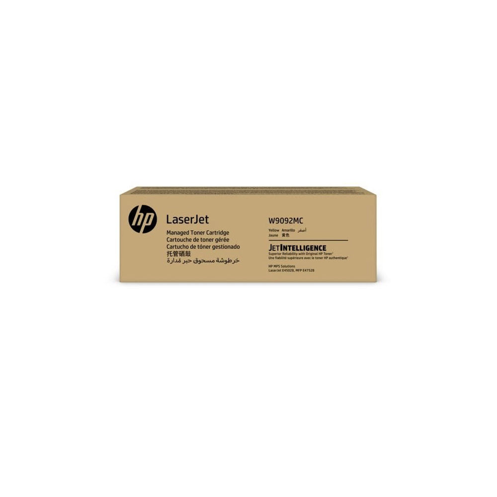 HP W9092MC Managed LaserJet Toner Cartridge - Yellow