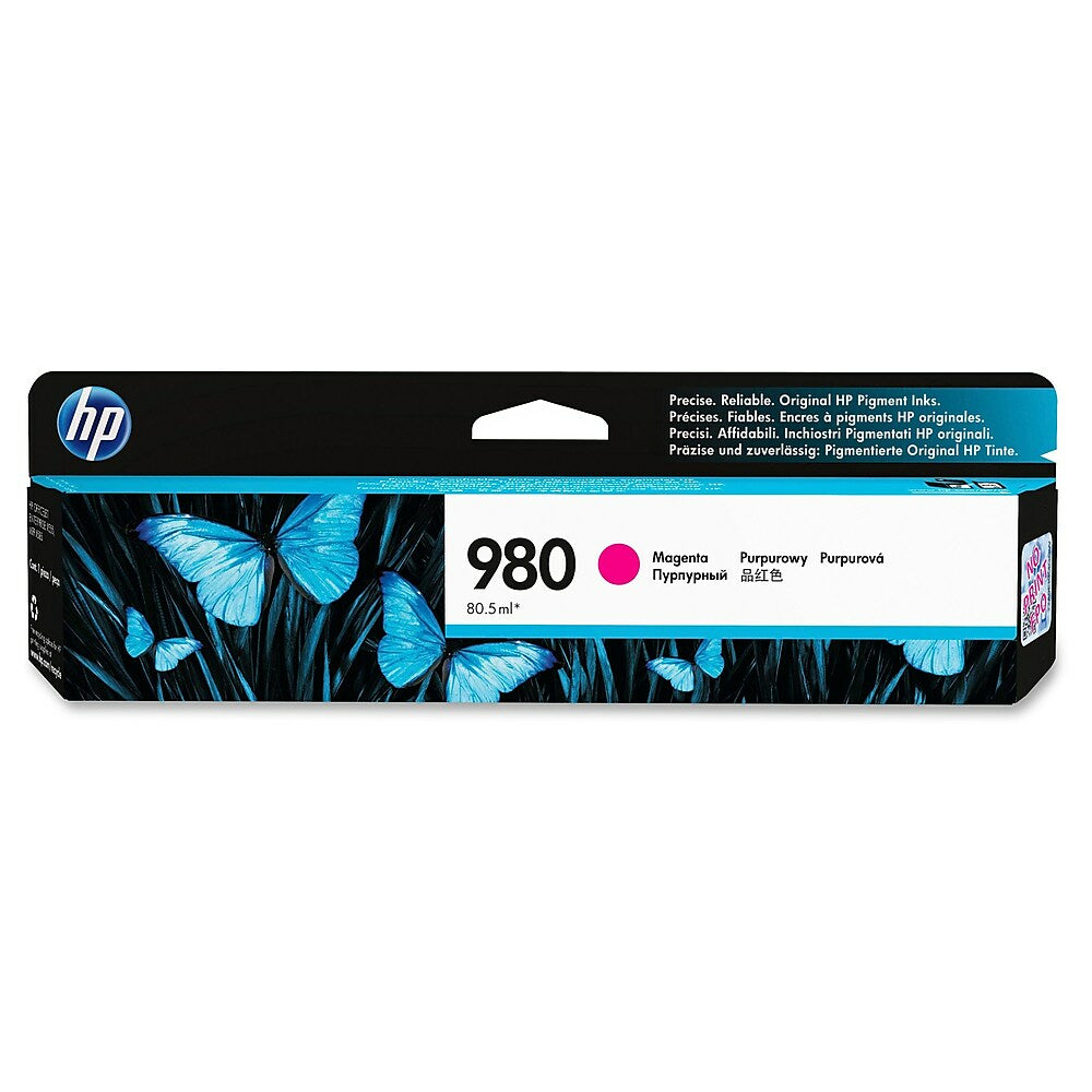HP 980 Ink Cartridge - Inkjet - Magenta - (D8J08A)