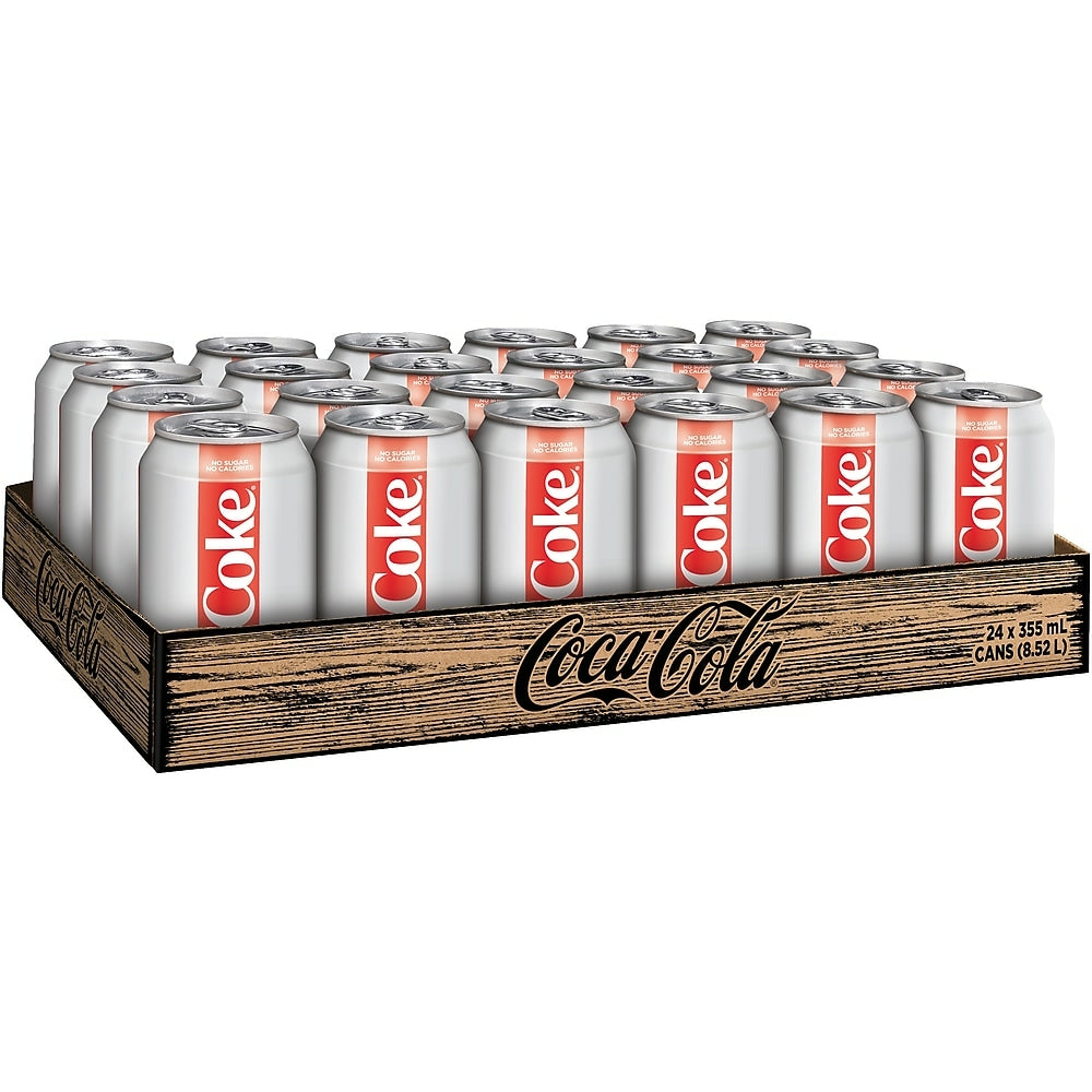 Coca-Cola Diet Coke - 355mL Cans - 24 Pack
