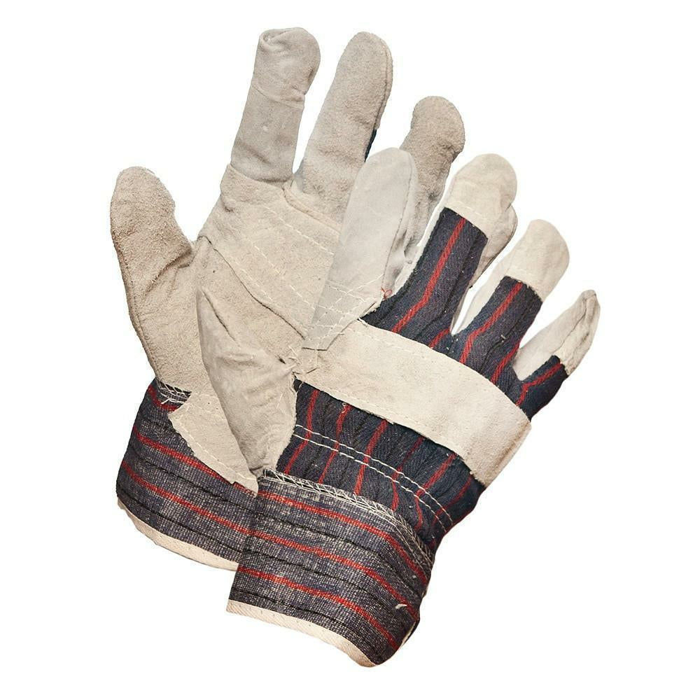 Gants Forcefield Standard en cuir fendu - Taille unique - Lot de 2