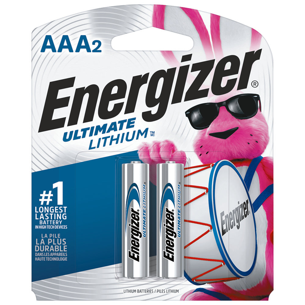 Piles au lithium Energizer AAA Ultimate - Lot de 2