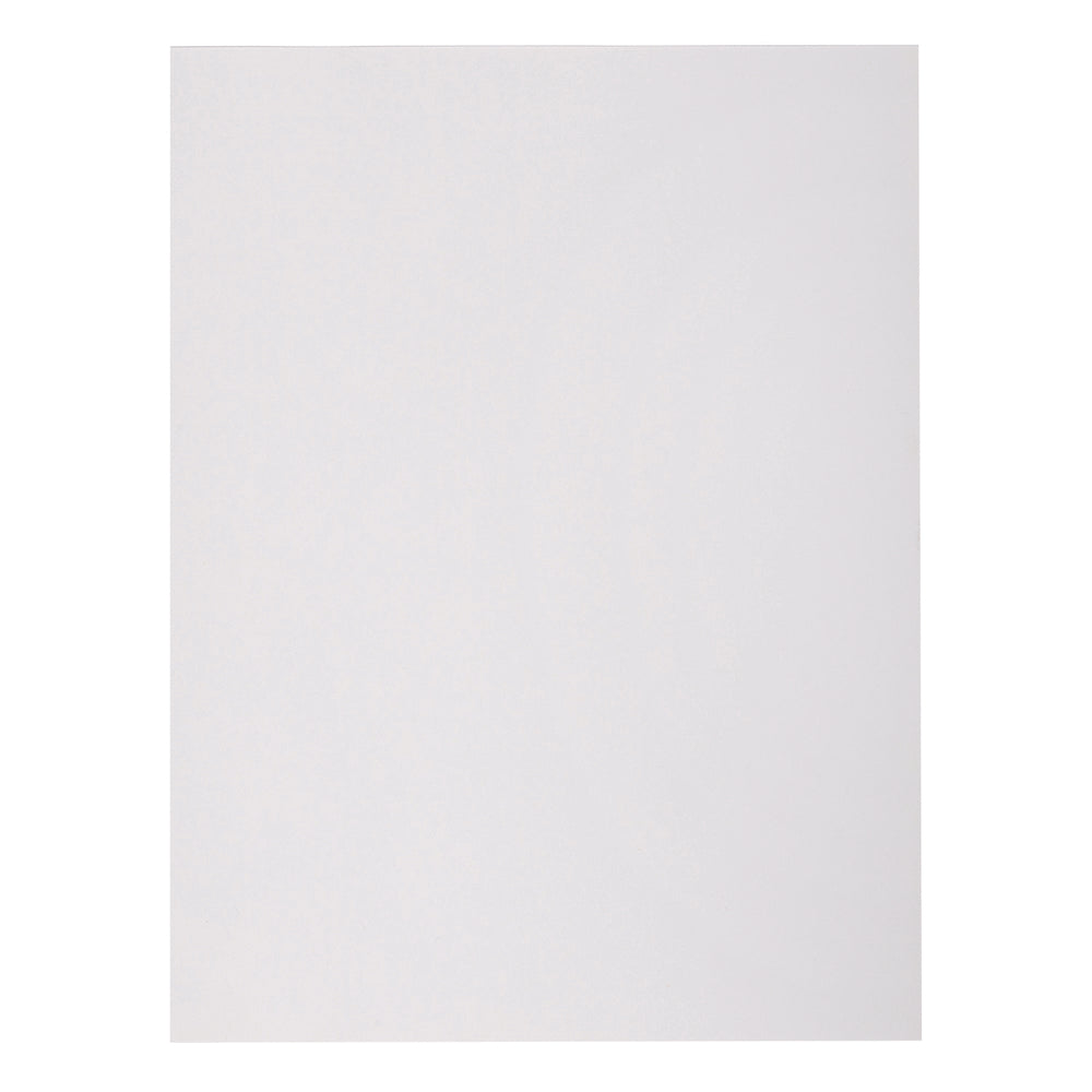 North American Paper Inc. Construction Paper - 24" x 36" - White - 48 Sheets