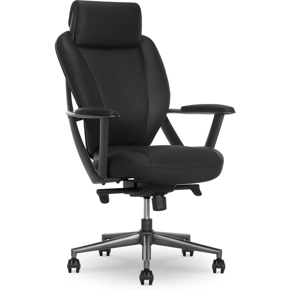Fauteuil de bureau pivotant ergonomique La-Z-Boy Venetta - Noir