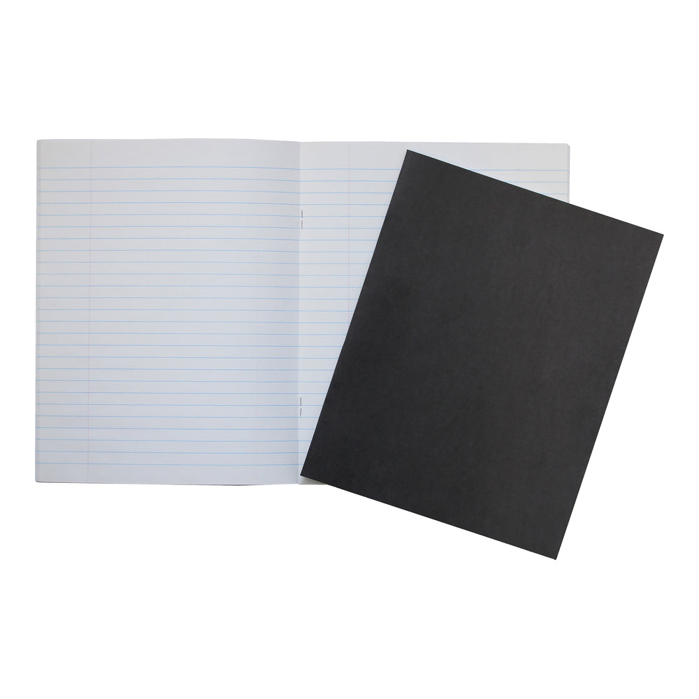 Hilroy Stitched Exercise Books - 9 1/8" x 7 1/8" - Black