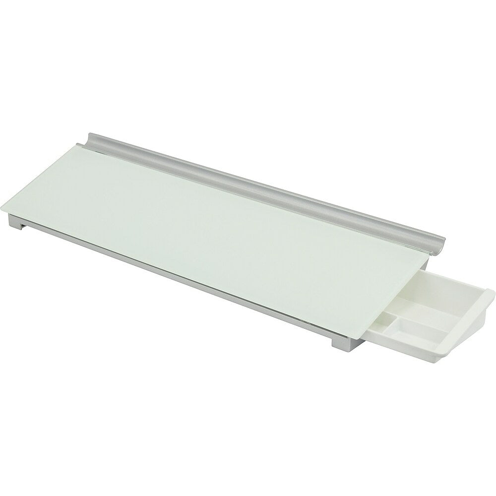 Bloc-notes effaçable à sec Quartet Glass, surface blanche, sans cadre, 45,7 x 15,2 cm (3413829987)