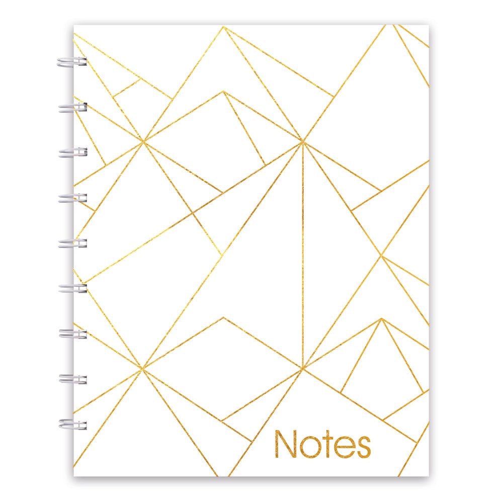 Carnet Blueline MiracleBind Gold Collection - 9-1/4" x 7-1/4" - Blanc - 116 pages
