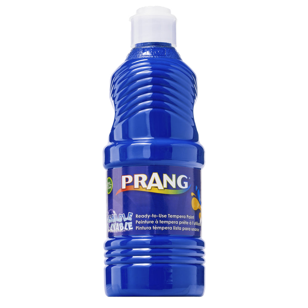 Peinture à la détrempe lavable Prang - 473 g - Bleu