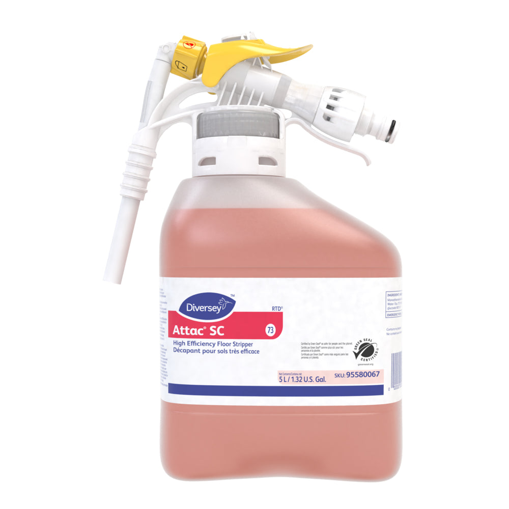 Diversey Attac SC High Efficiency Floor Stripper - 5L