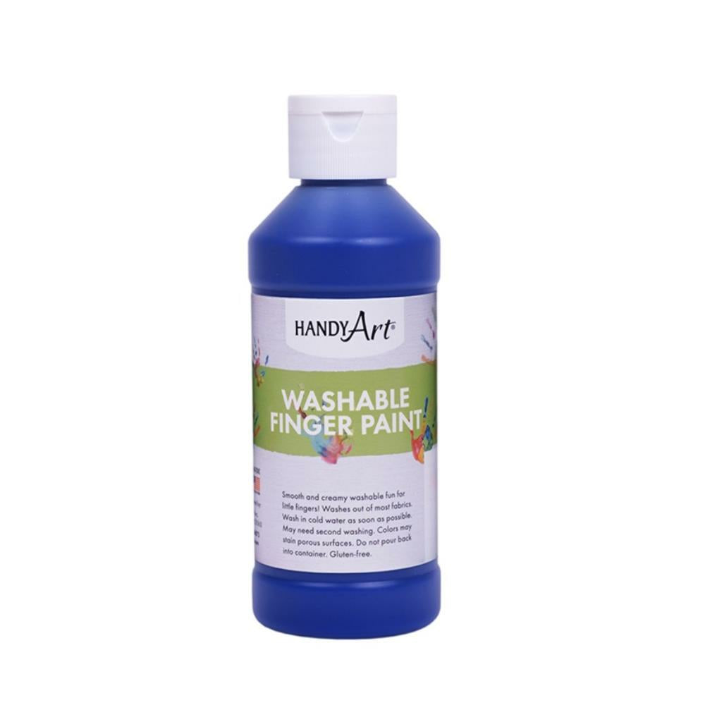 Handy Art Washable Finger Paint, Blue, 236ml