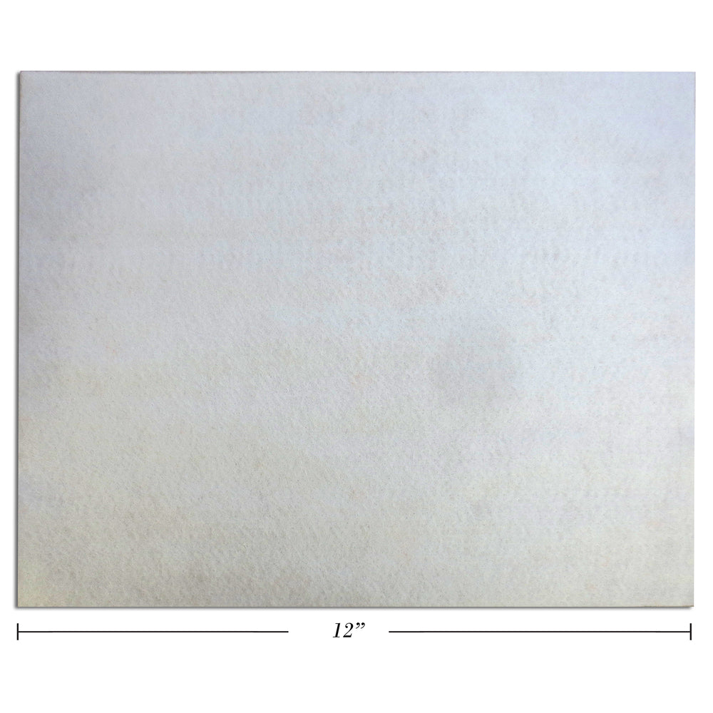 Feuilles de feutre Selectum – 23 cm de large x 30 cm de long – Blanc – Paquet de 10