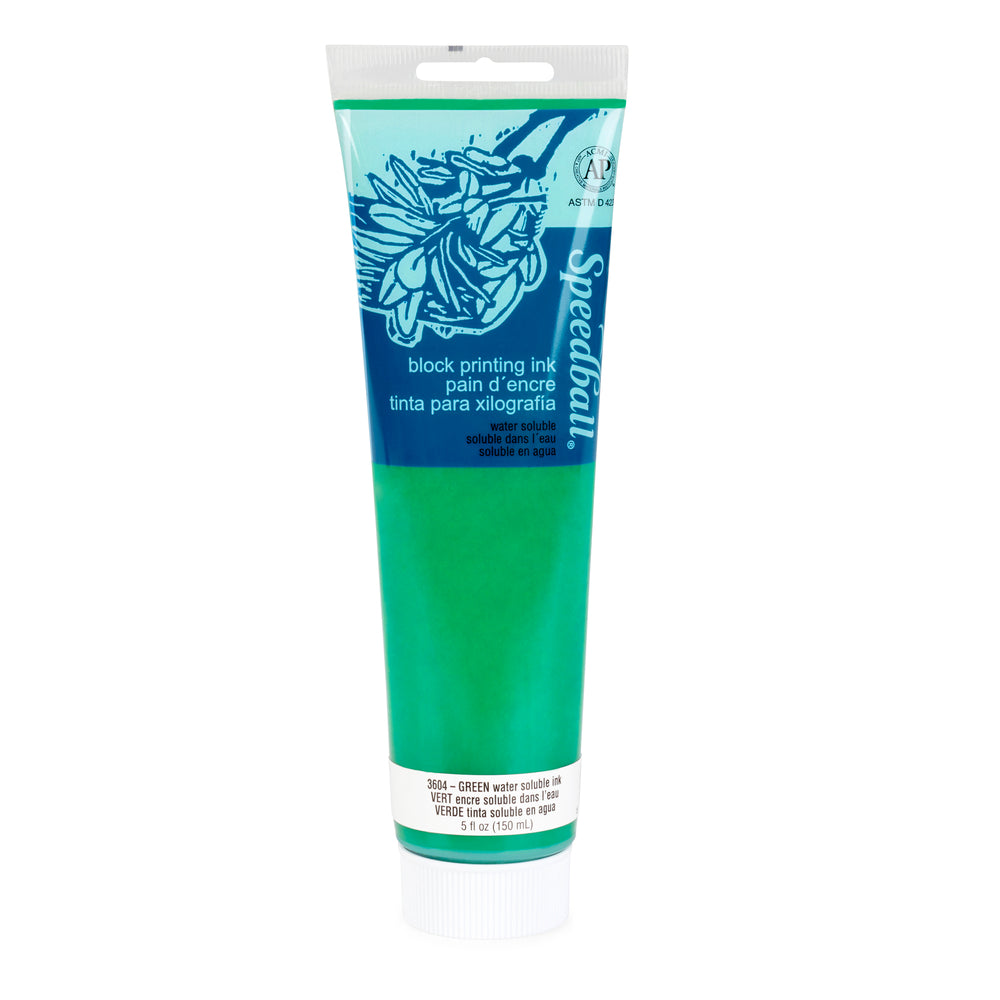 Speedball Art Products Water-Soluble Block Printing Ink - Green - 148 ml