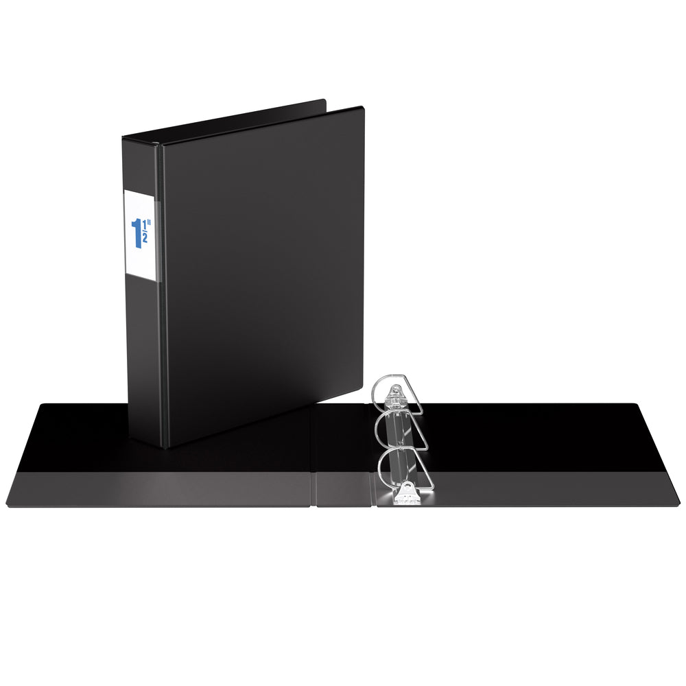 Davis Premium Economy Group 1.5" Angle D Ring Binder - Black