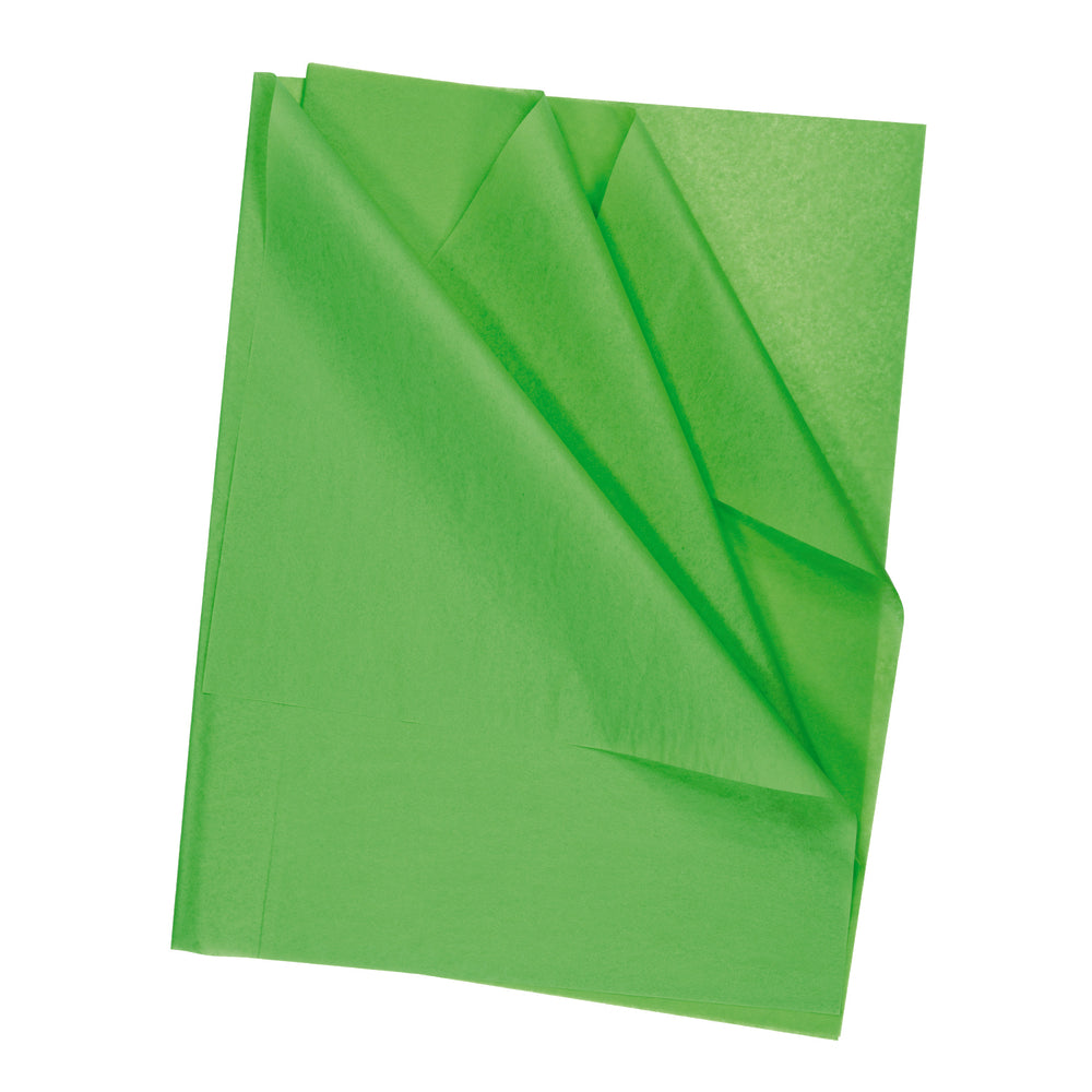 Papier de soie North American Paper Inc. – 20" x 30" – Vert moyen – 24 feuilles