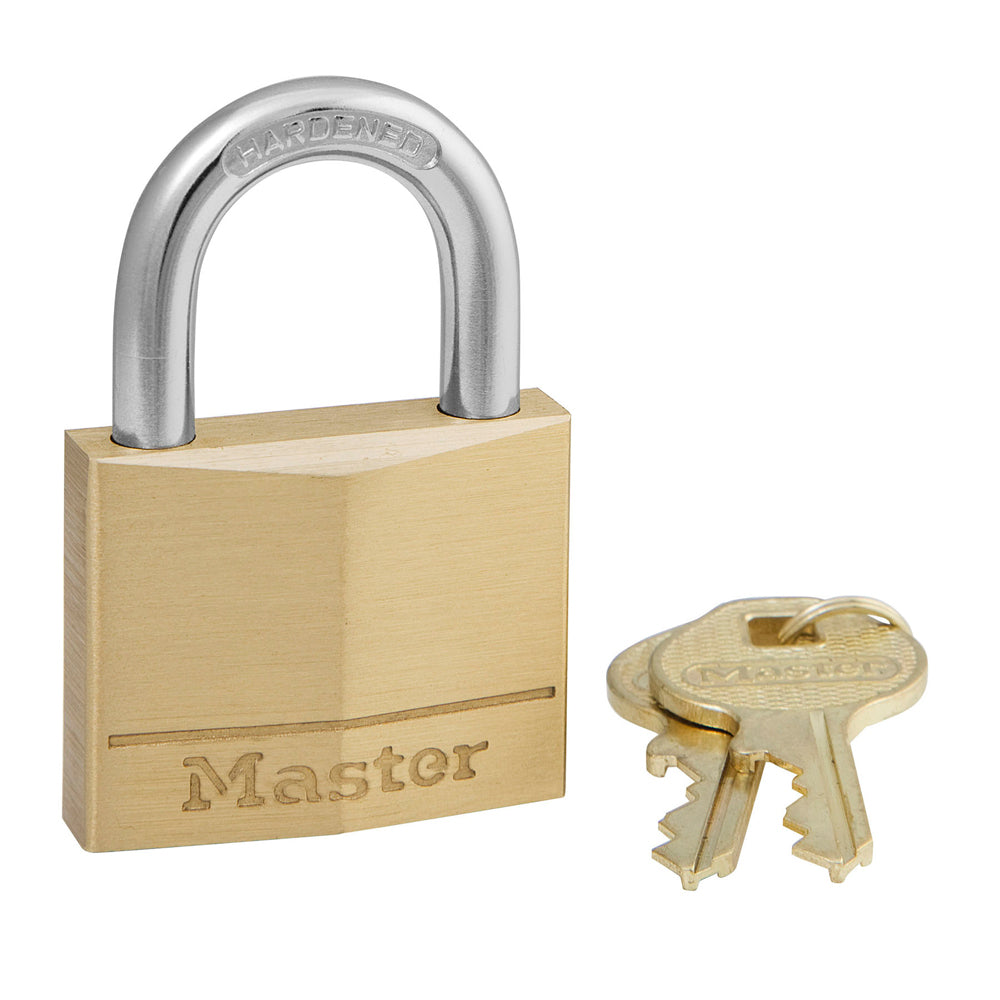 Cadenas Master Lock en laiton massif de 40 mm de large