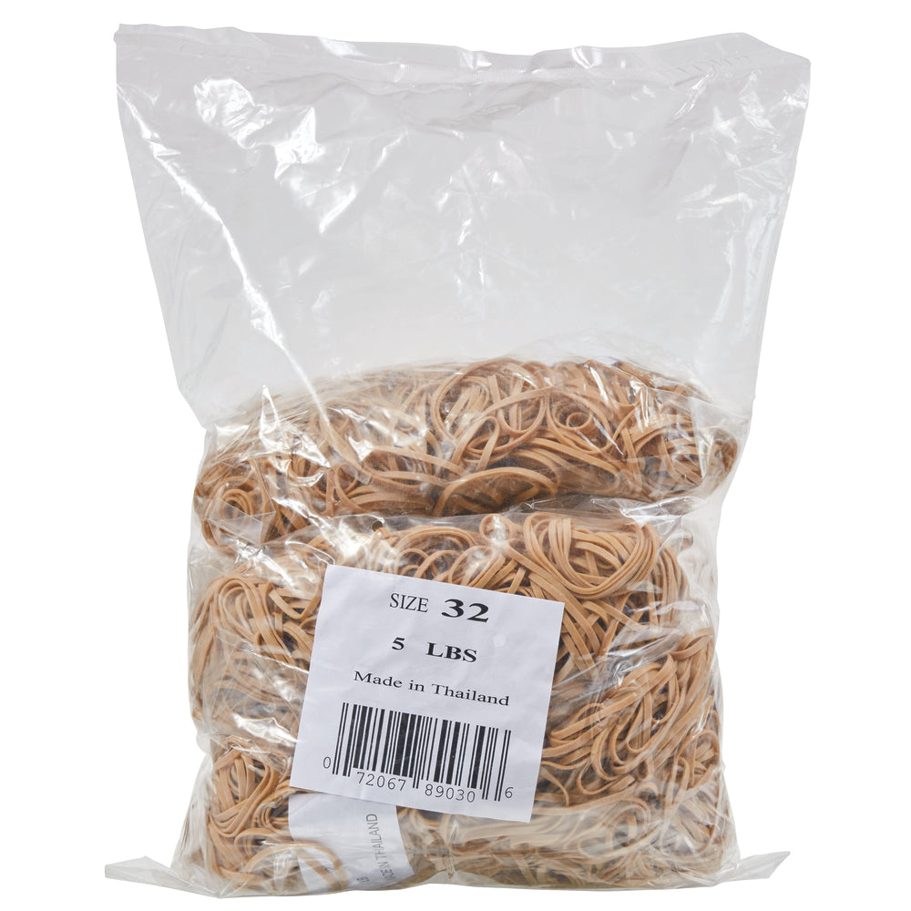 Dixon Rubber Bands - #32 - 1/8" x 3" - 5 lb. Bag
