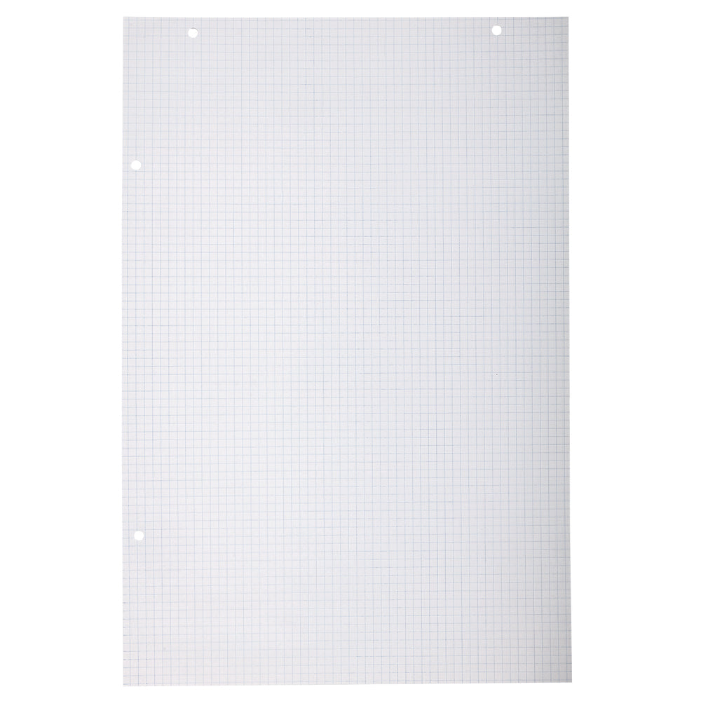 Bloc-notes chevalet North American Paper Inc. - 34" x 22" - Quadrillé - 1 cm - Blanc - 96 feuilles