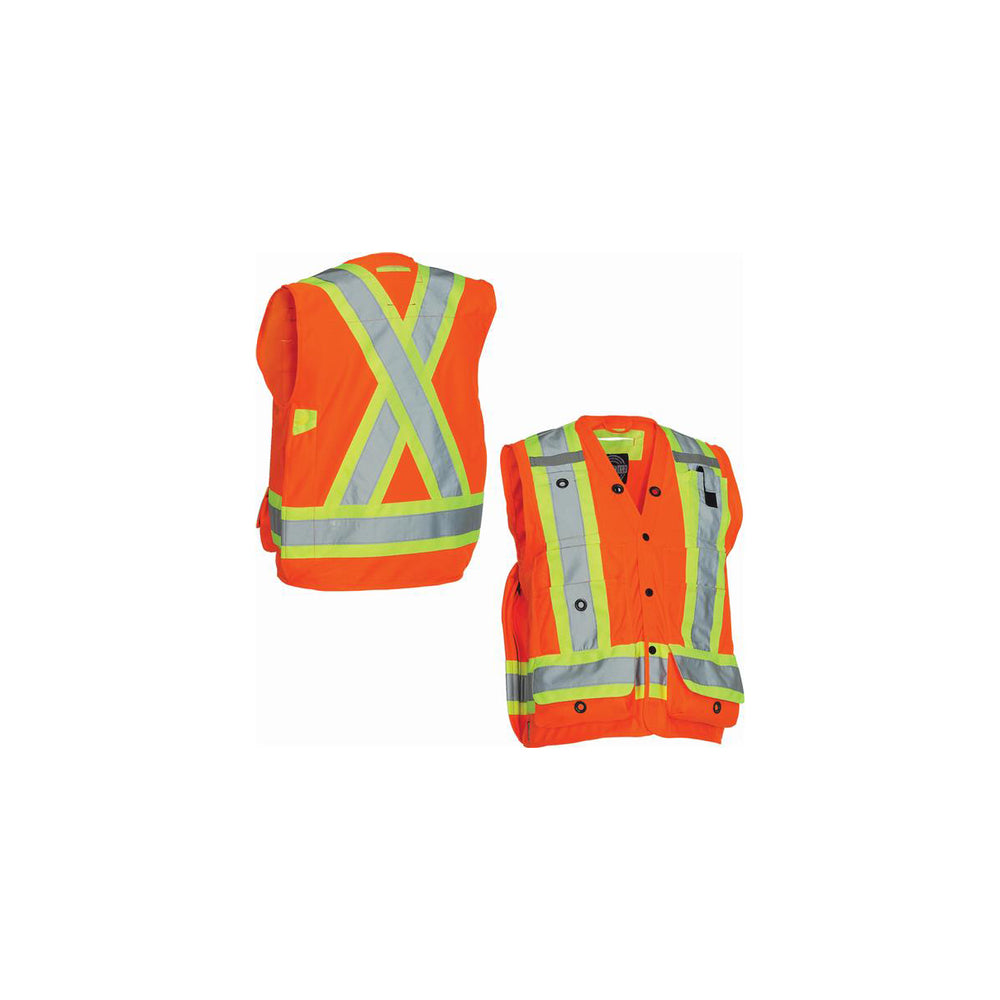 Surveyor's Vest, Blaze Orange, 5X-Large