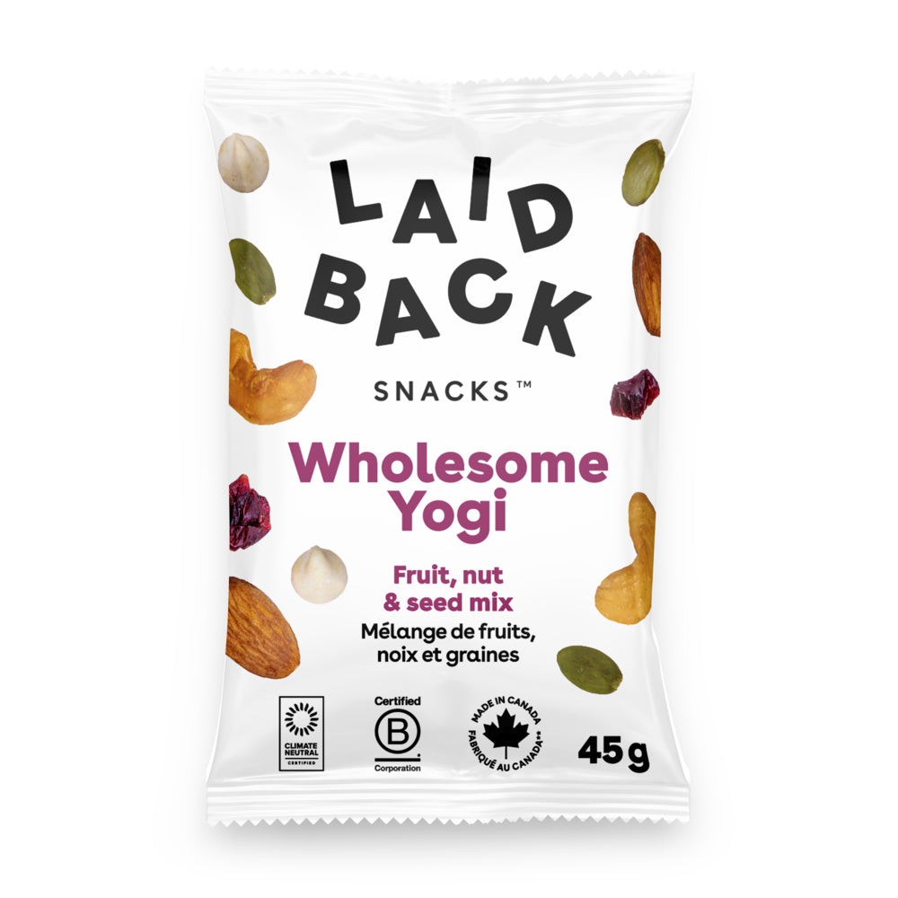 Laid Back Snacks Wholesome Yogi - 45g - 20 Pack