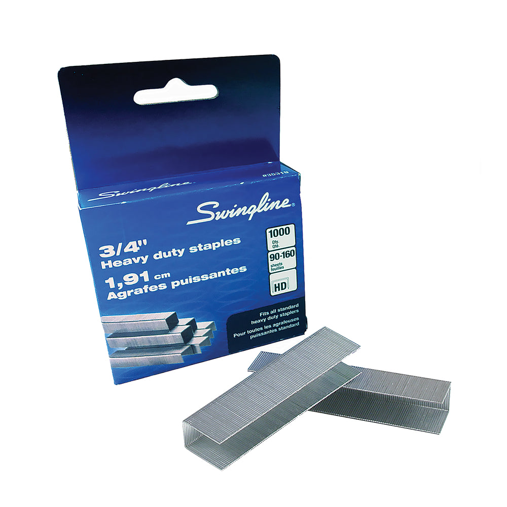 Agrafes robustes Swingline Premium - 3/4" - Paquet de 1 000