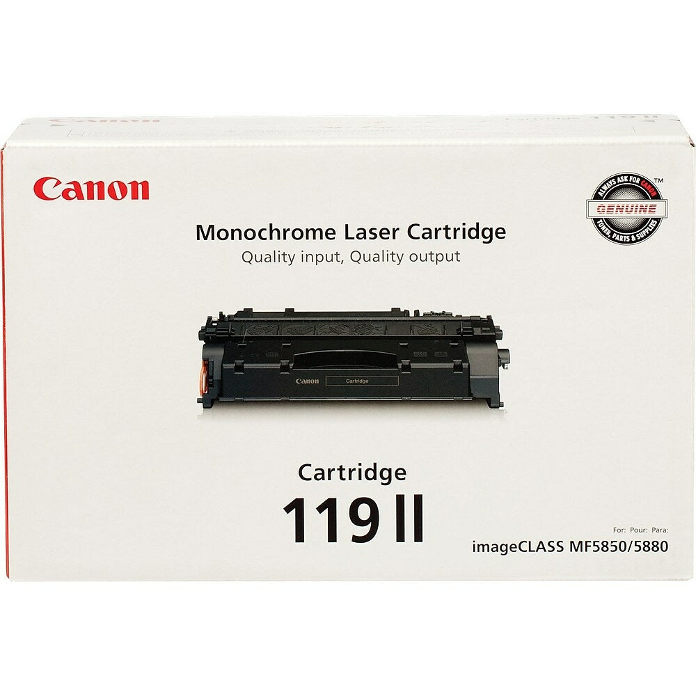 Canon 119 Black Toner Cartridge II (3480B001), High Yield