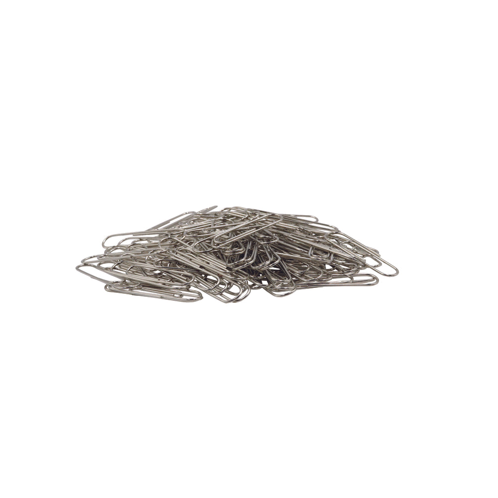 Westcott Paper Clips - 1-1/4" (33mm) - Silver - 100 Pack