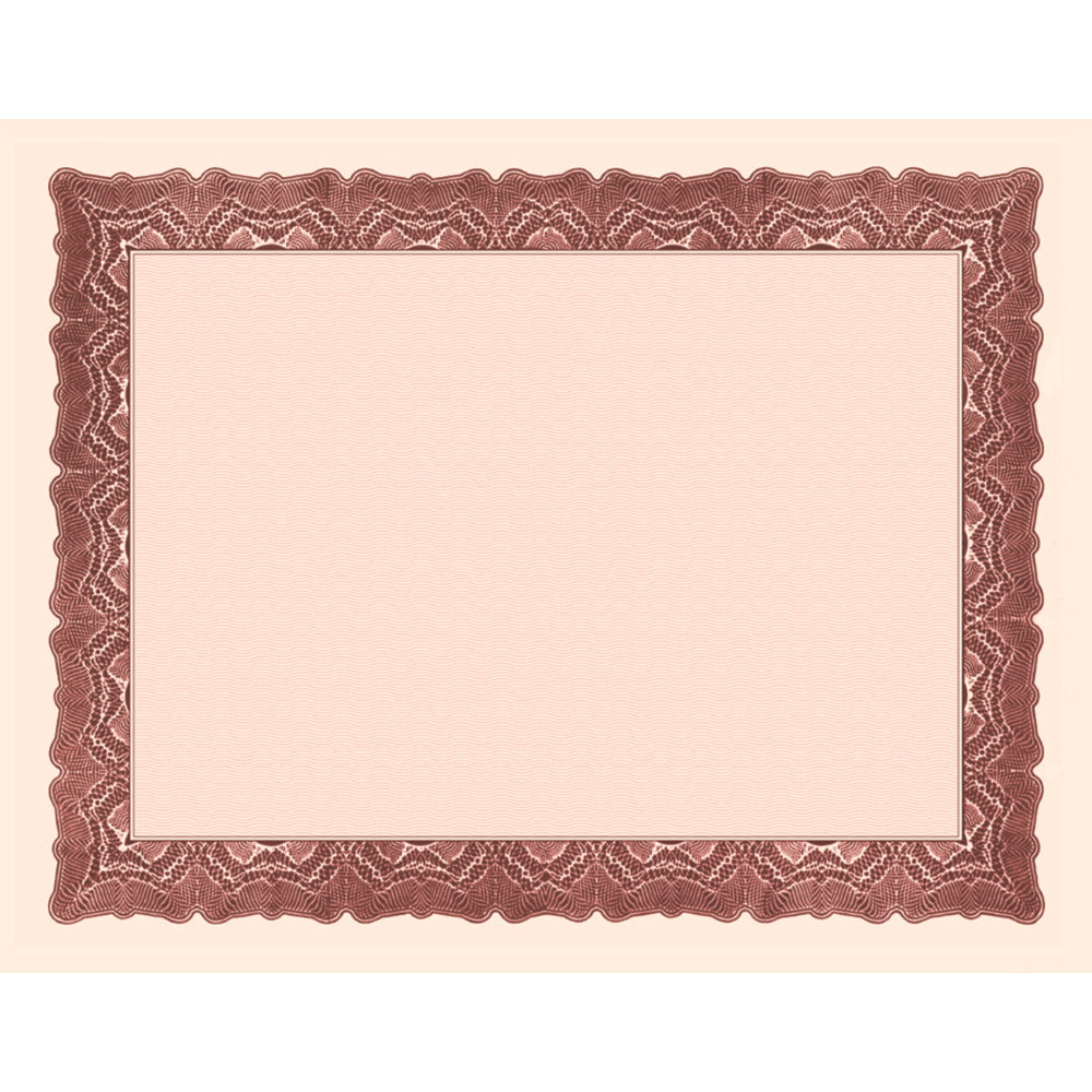 St. James Certificates with Imprintable Gold Seals - 24 lbs. - 8.5" x 11" - Gioche Red - 25 Pack