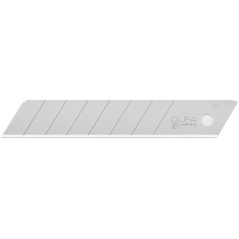 Lames de scie sauteuse robustes OLFA LB 18 mm - Argent - Paquet de 10