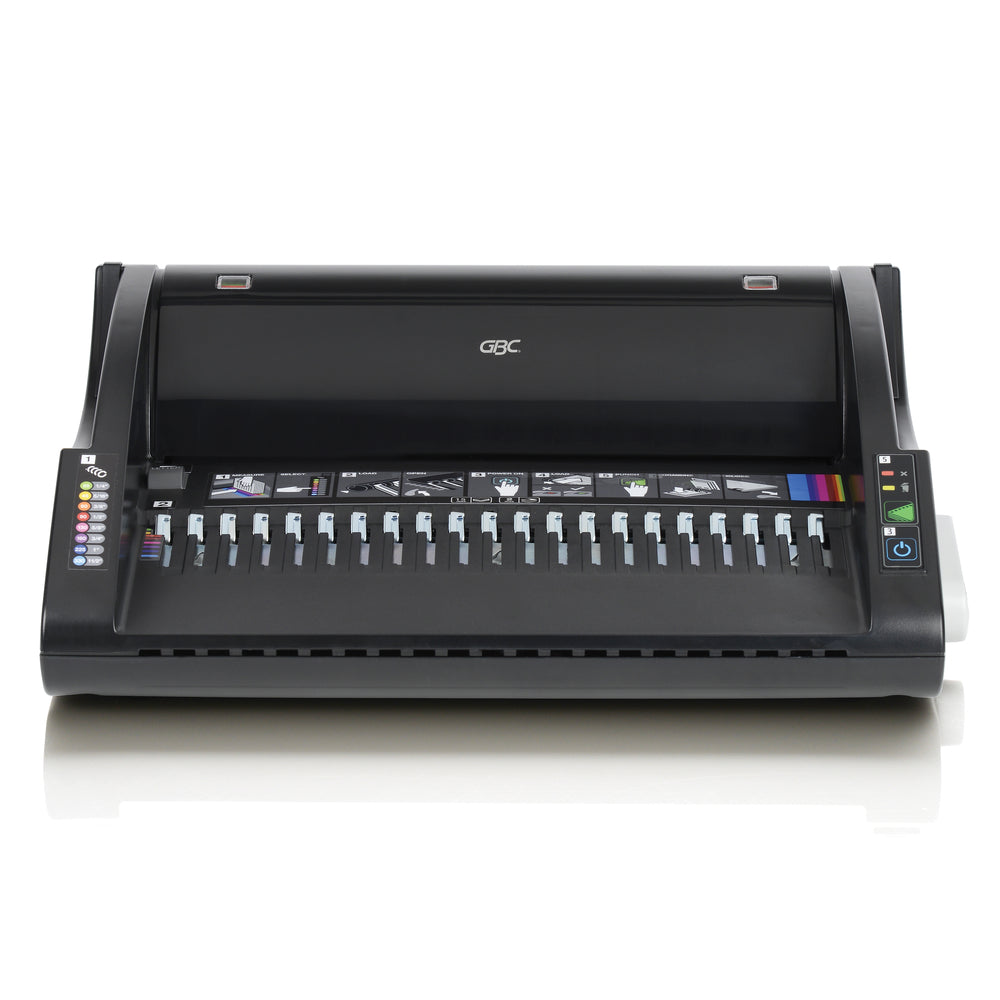 Relieuse électrique GBC CombBind C110E - Reliure de 330 feuilles - Perforation de 15 feuilles - Longueur de perforation de 30 cm - Noir