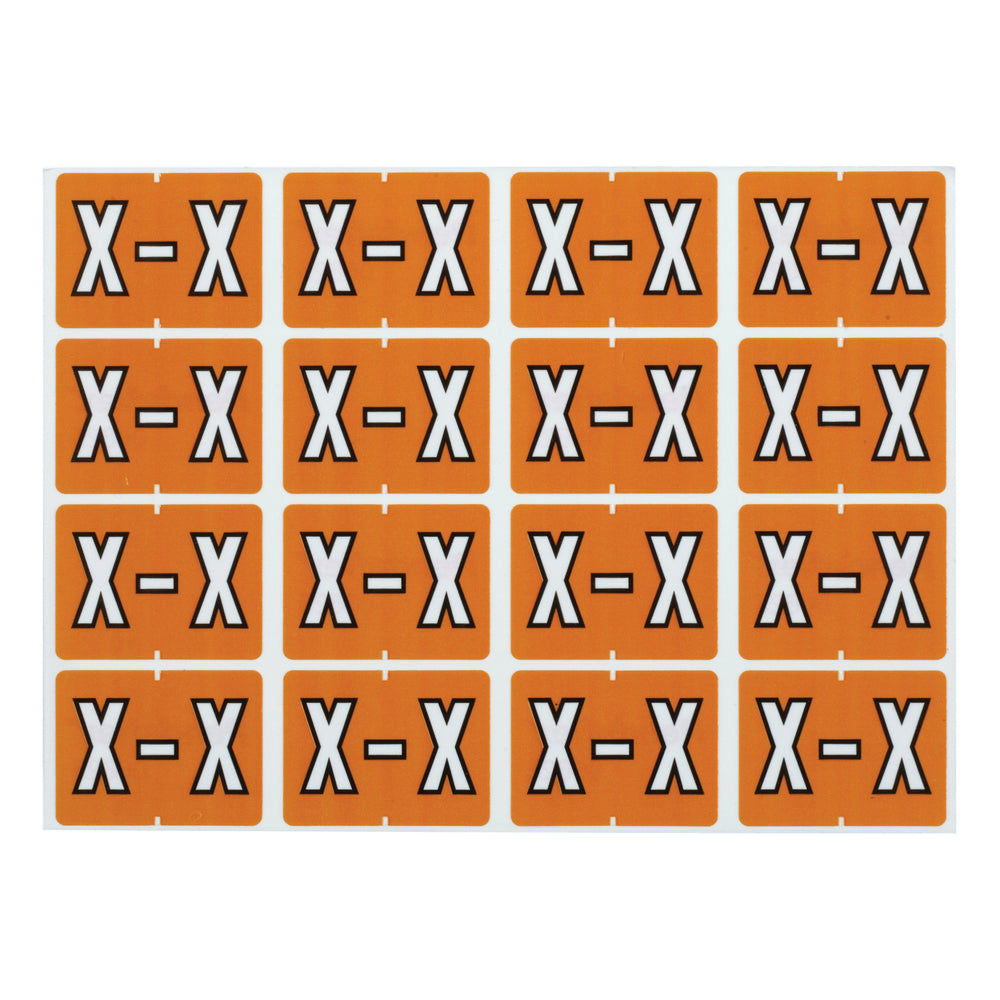 Pendaflex A-Z Light Brown End Tab Filing Labels - X - 240 Pack