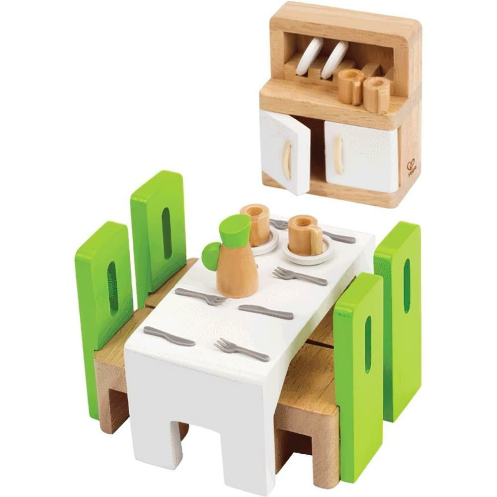 Hape Dining Room Dollhouse Furniture 23/Set