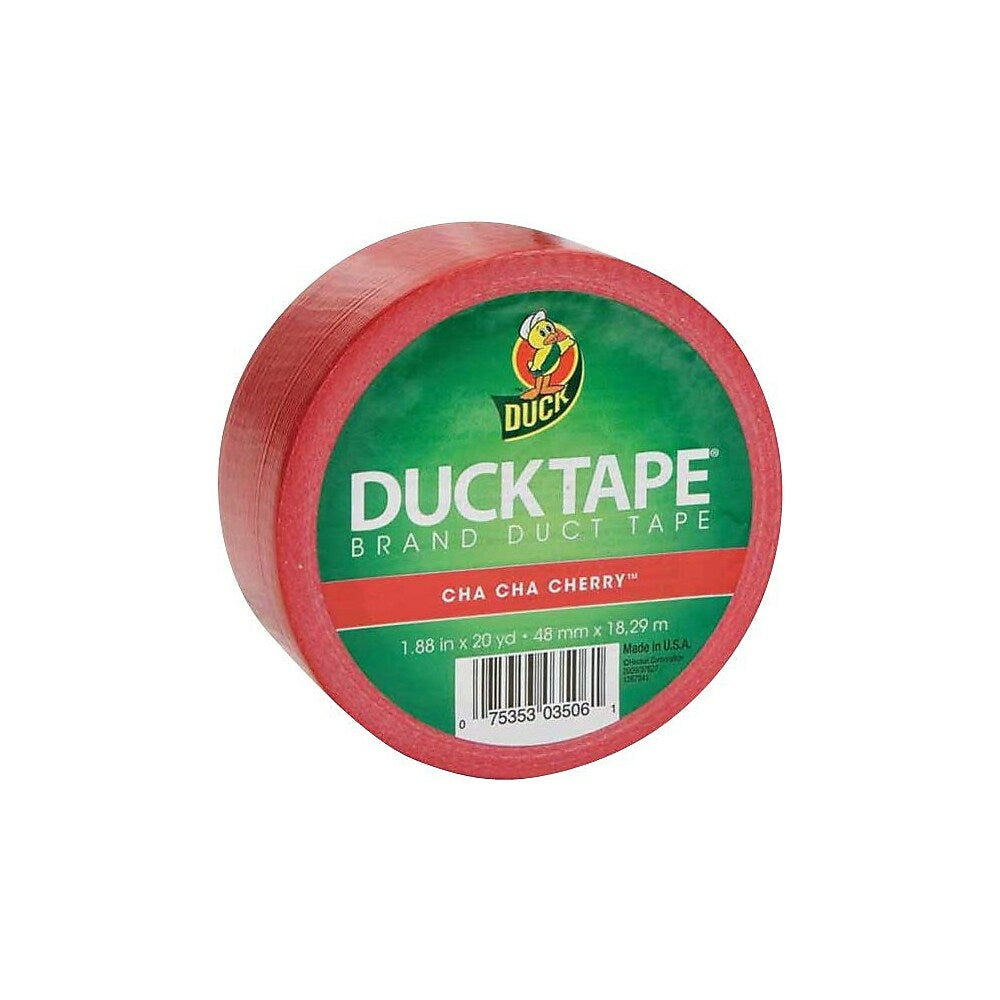 Ruban adhésif couleur Duck Tape, Cha Cha Cherry (rouge)