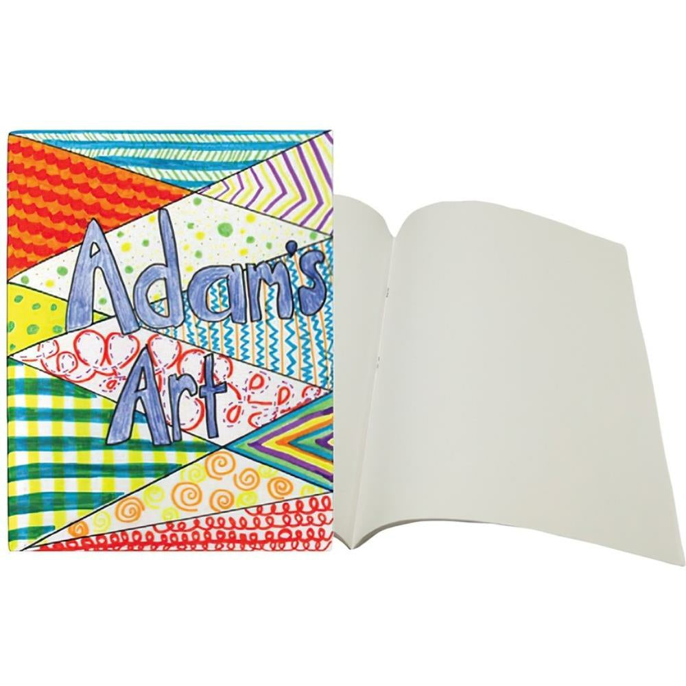 Carnet de croquis Art Street pour débutants, uni, 27,9 x 21,6 cm, 16 feuilles/32 pages