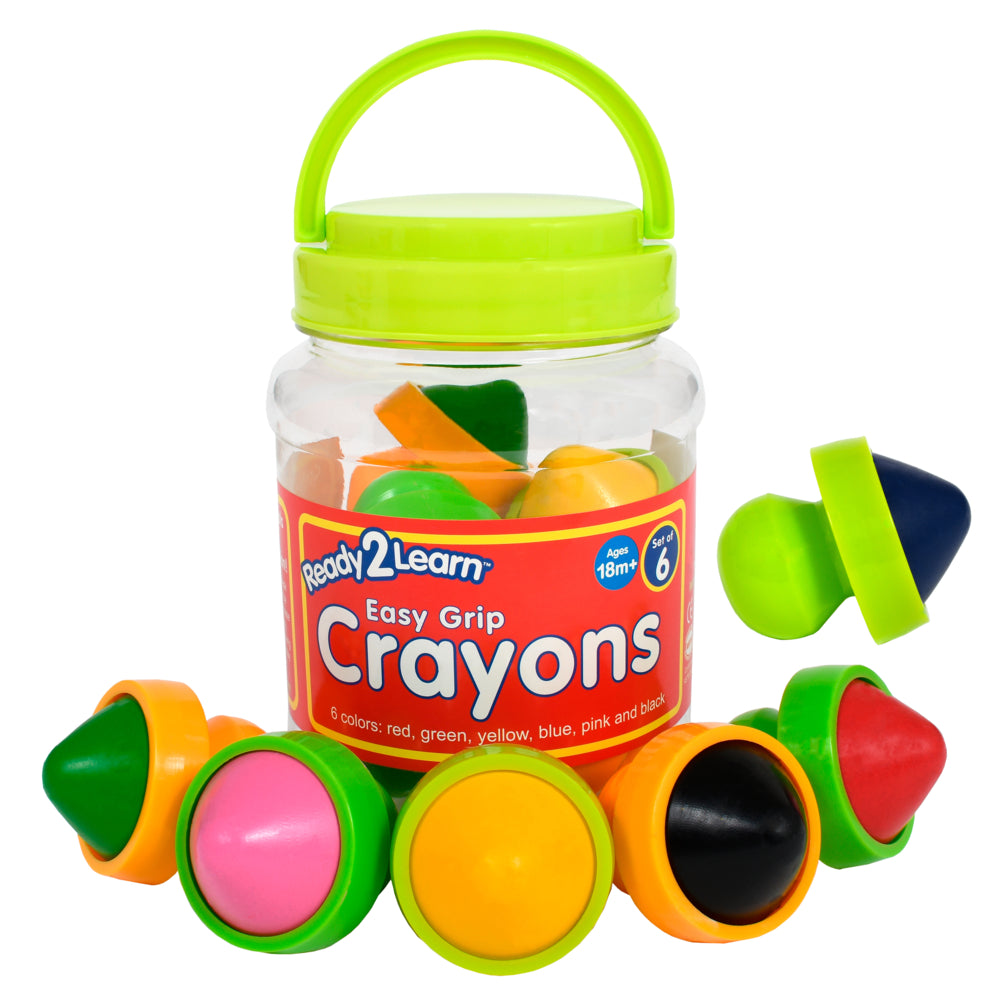 Ready 2 Learn Easy-Grip Crayons - 6 Pack