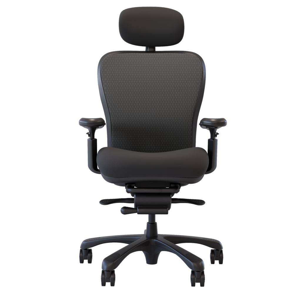 Fauteuil Nightingale CXO à dossier moyen avec appui-tête - Noir