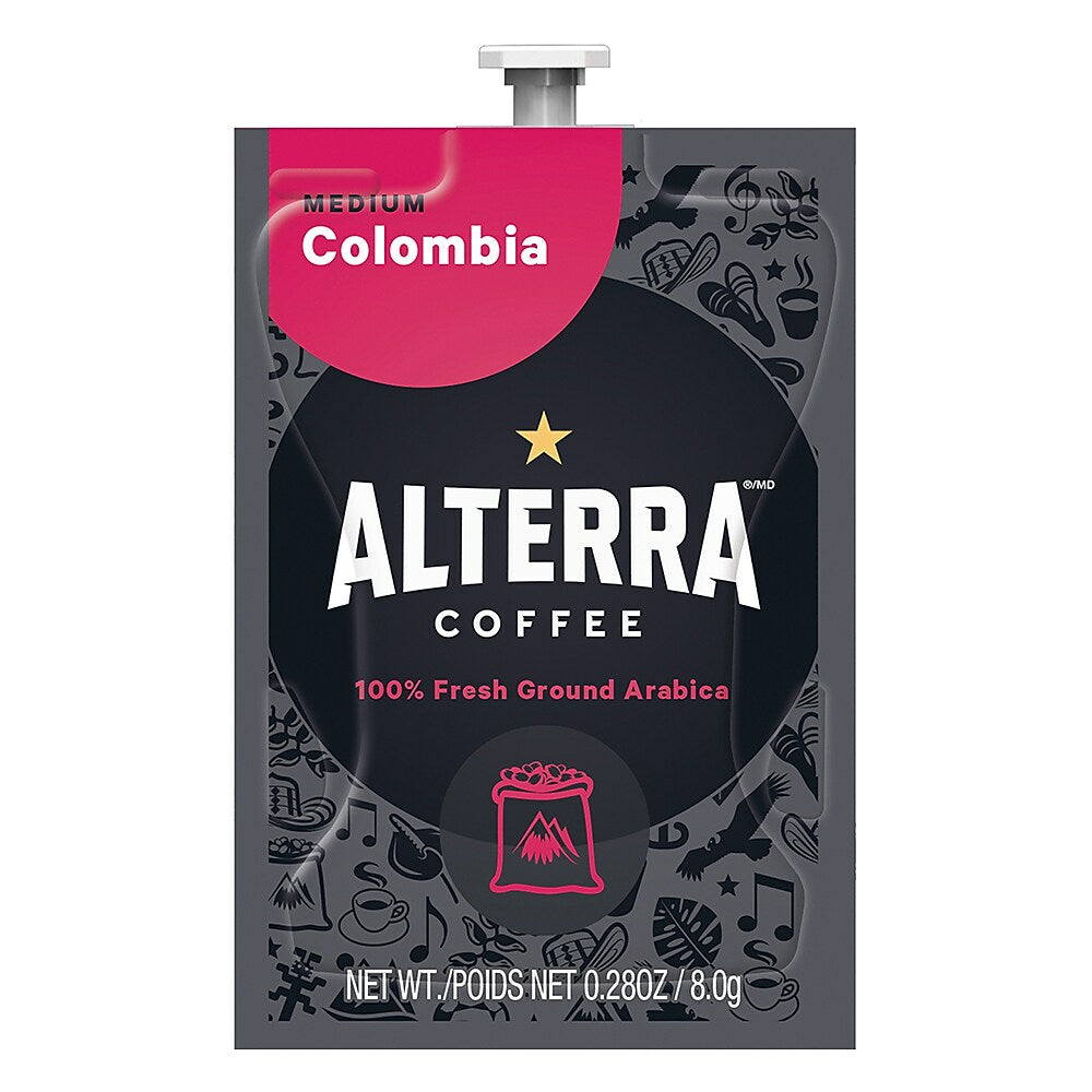 FLAVIA Coffee ALTERRA Colombia Medium Roast Fresh Pack - 100 Pack
