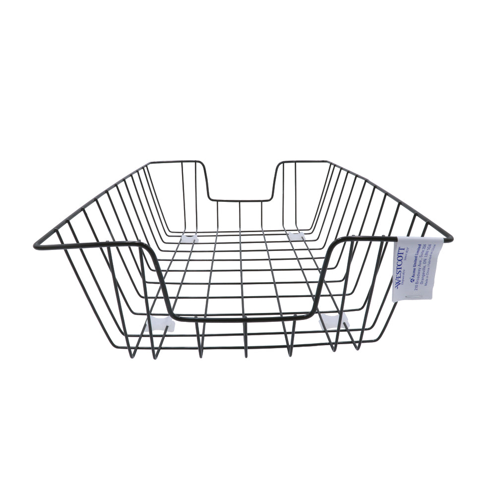 Plateau de bureau Westcott Wire - Format légal - Noir