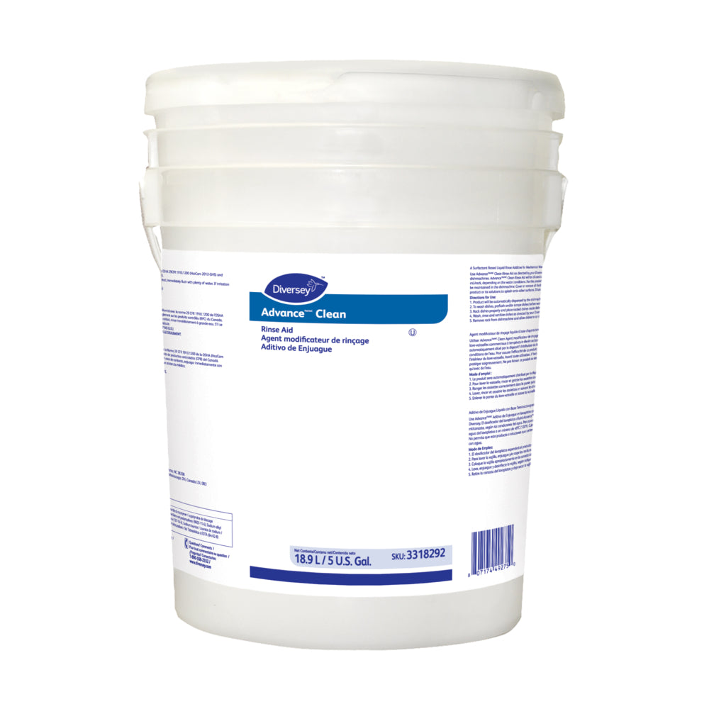 Liquide de rinçage Diversey Advance Clean - 18,9 L